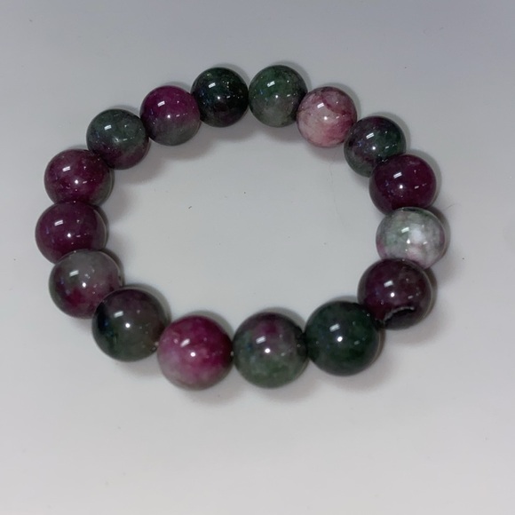 Large Colorful crystal Beaded Bracelets pick your color - Picture 2 of 10